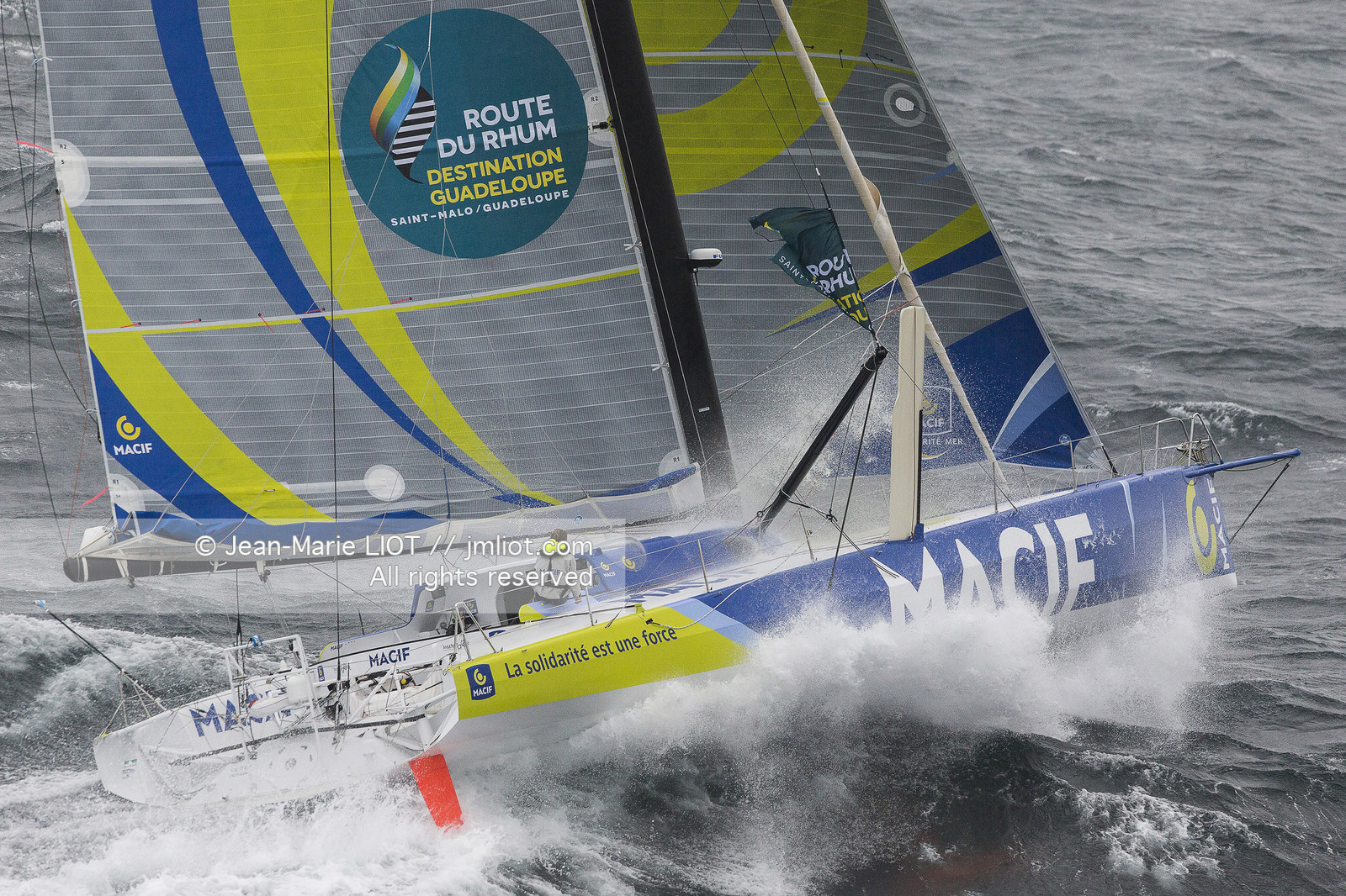 IMOCA - MACIF 2014 - BI RHUM AERIAL