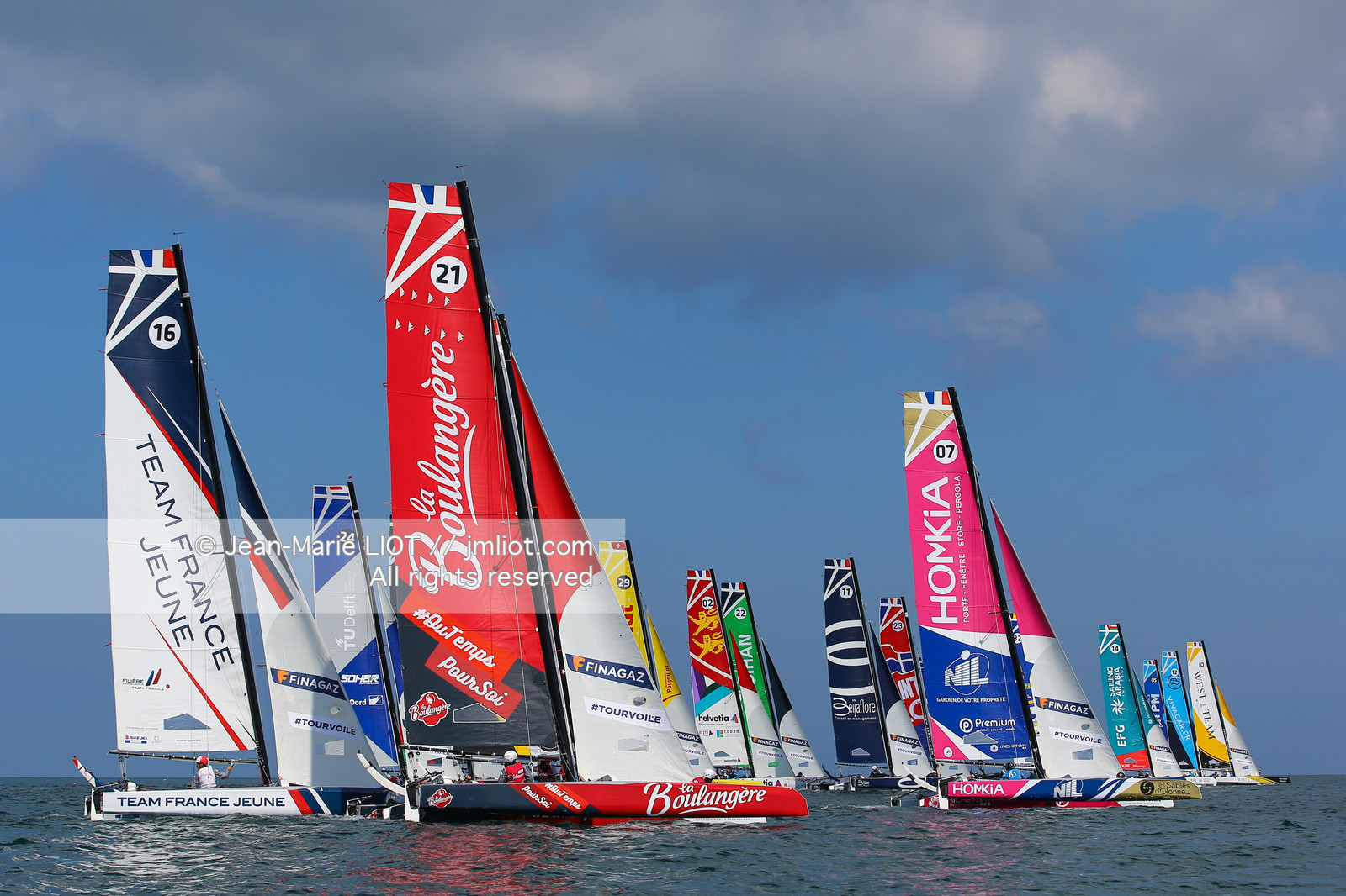 Tour Voile 2018, acte de Barneville-Carteret, le 12 juillet 2018..Photo : Jean-Marie LIOT   ASO