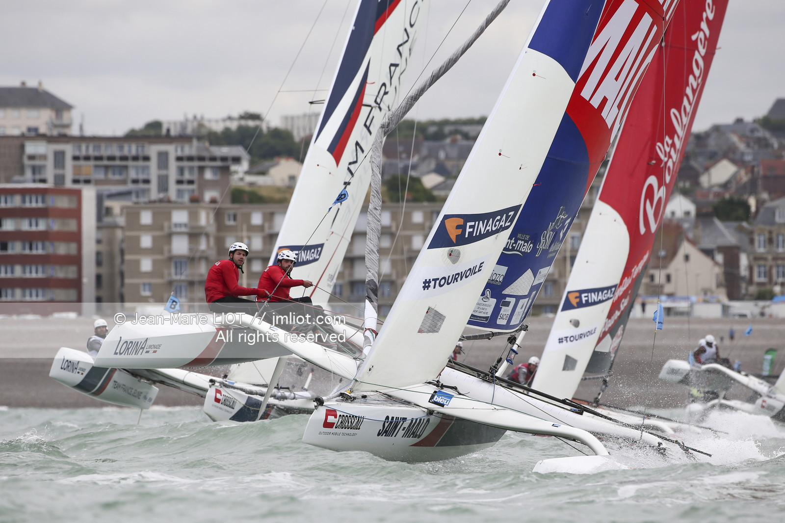 Tour Voile 2018, acte de Dieppe, le 10 juillet 2018..Photo : Jean-Marie LIOT   ASO