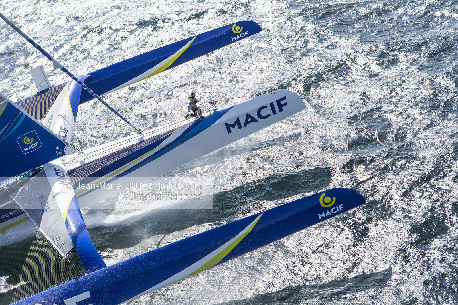 SAILING - ULTIME MACIF AERIAL MARCH 2016