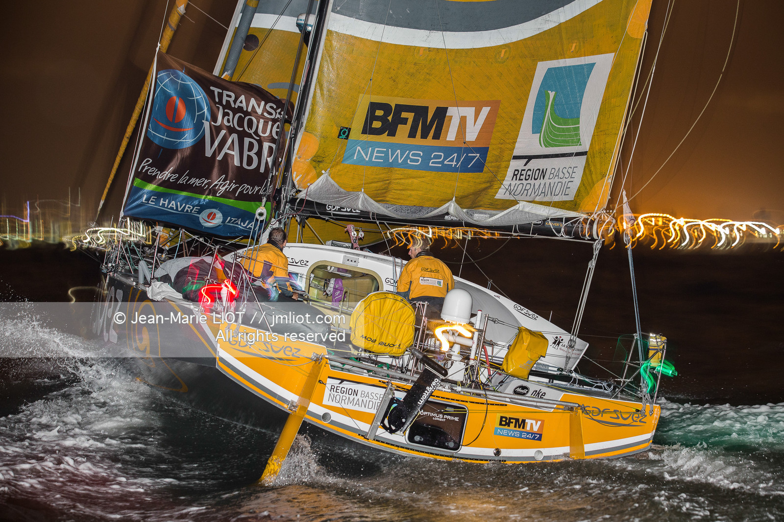 TRANSAT JACQUES VABRE 2013 GDF SUEZ - S.ROGUES ET F.DELAHAYE VAINQUEURS EN CLASS 40