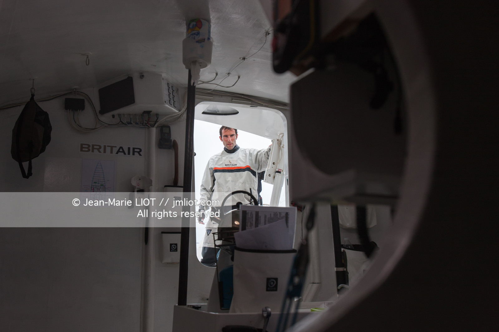 SAILING ARMEL LE CLEACH BRIT AIR IMOCA