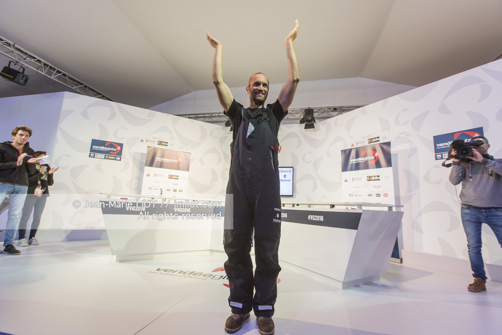 VENDEE GLOBE 2016-2017 - FABRICE AMEDEO - NEWREST-MATMUT - ARRIVEE