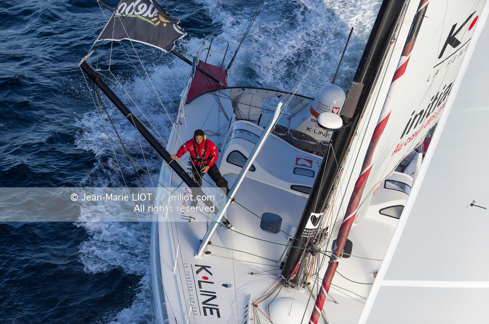 VENDEE GLOBE 2016-2017 - TANGUY DE LAMOTTE - INITIATIVES COEUR