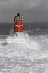 Les phares d'Iroise dans la tempête Ruth