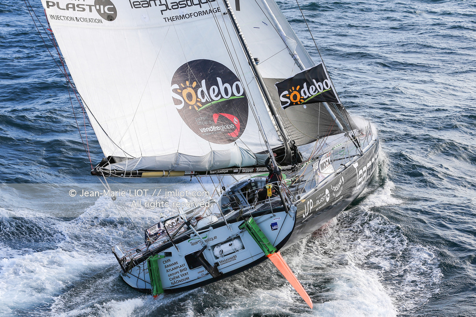 VENDEE GLOBE 2012-2013 - DEPART- JEAN-MARIE LIOT DPPI