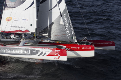 ROUTE DU RHUM 2014 - MULTI 50 FENETREA CARDINAL - ERWAN LE ROUX