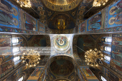 .Russia, Saint Petersburg, listed as World Heritage by UNESCO, The Church of our Saviour on the spilled blood