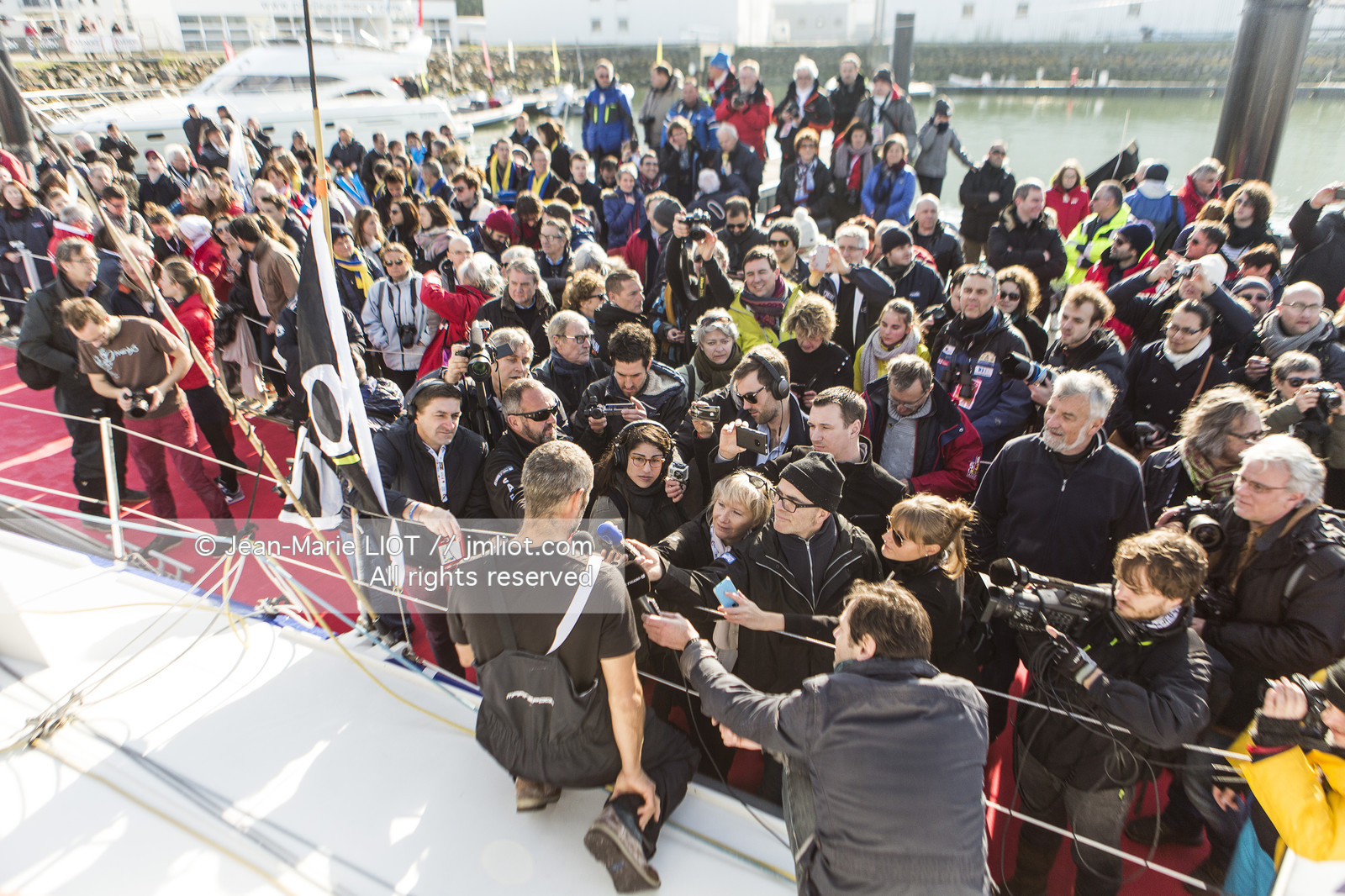 VENDEE GLOBE 2016-2017 - FABRICE AMEDEO - NEWREST-MATMUT - ARRIVEE