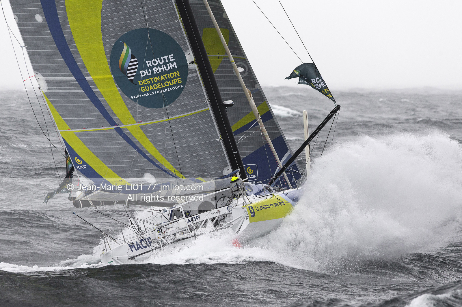 IMOCA - MACIF 2014 - BI RHUM AERIAL