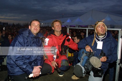 VENDEE GLOBE 2001- ROLAND JOURDAIN ARRIVAL