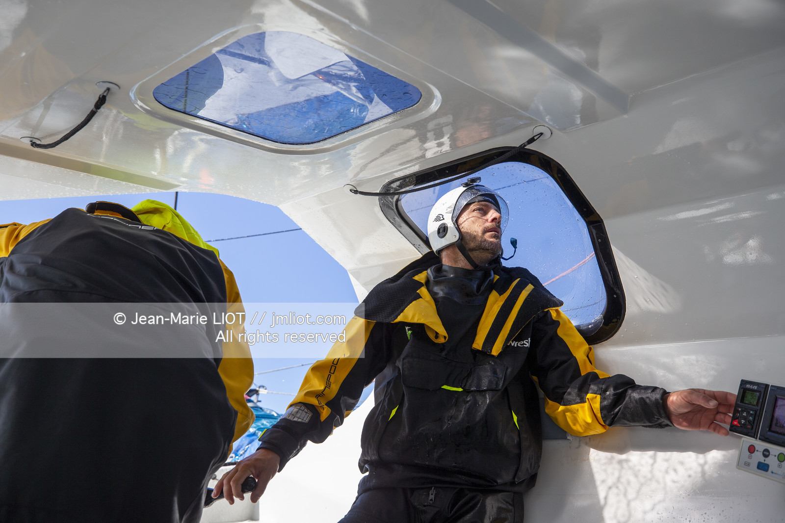 FABRICE AMEDEO ET ERIC PERON - TRANSAT JACQUES VABRE 2019 - A BORD