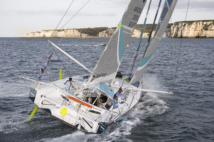 .Action during the Transat Jacques Vabre start on october 25, 2015 in Le Havre, France  - Photo Jean Marie Liot   DPPI
