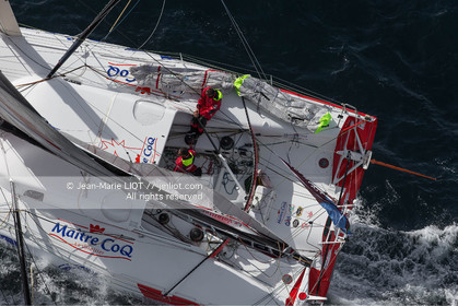 IMOCA MAITRE COQ - JEREMIE BEYOU.