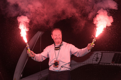 FRANCIS JOYON - ROUTE DU RHUM 2018 - ARRIVEE