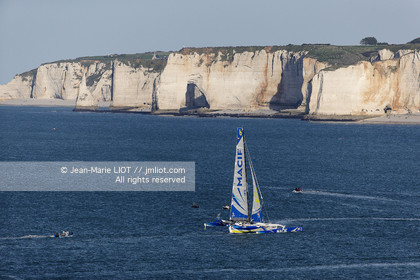 .Action during the Transat Jacques Vabre start on october 25, 2015 in Le Havre, France  - Photo Jean Marie Liot   DPPI