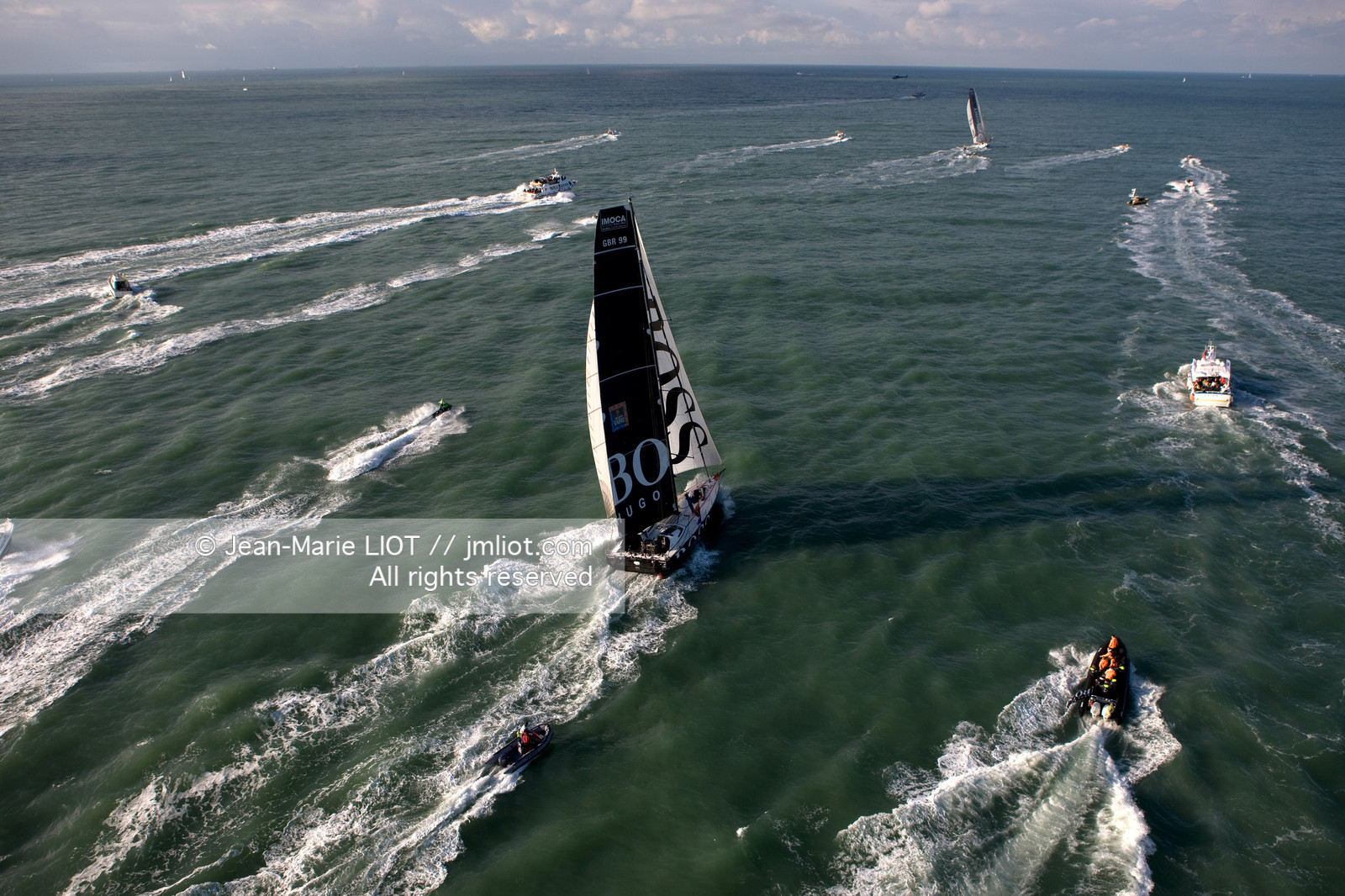 DEPART DE LA TRANSAT JACQUES VABRE.