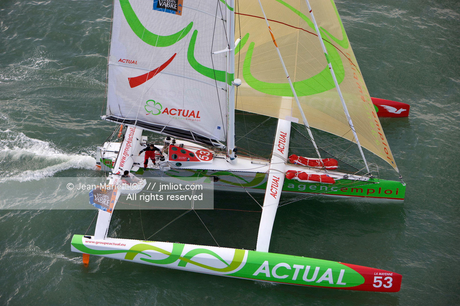 DEPART DE LA TRANSAT JACQUES VABRE.
