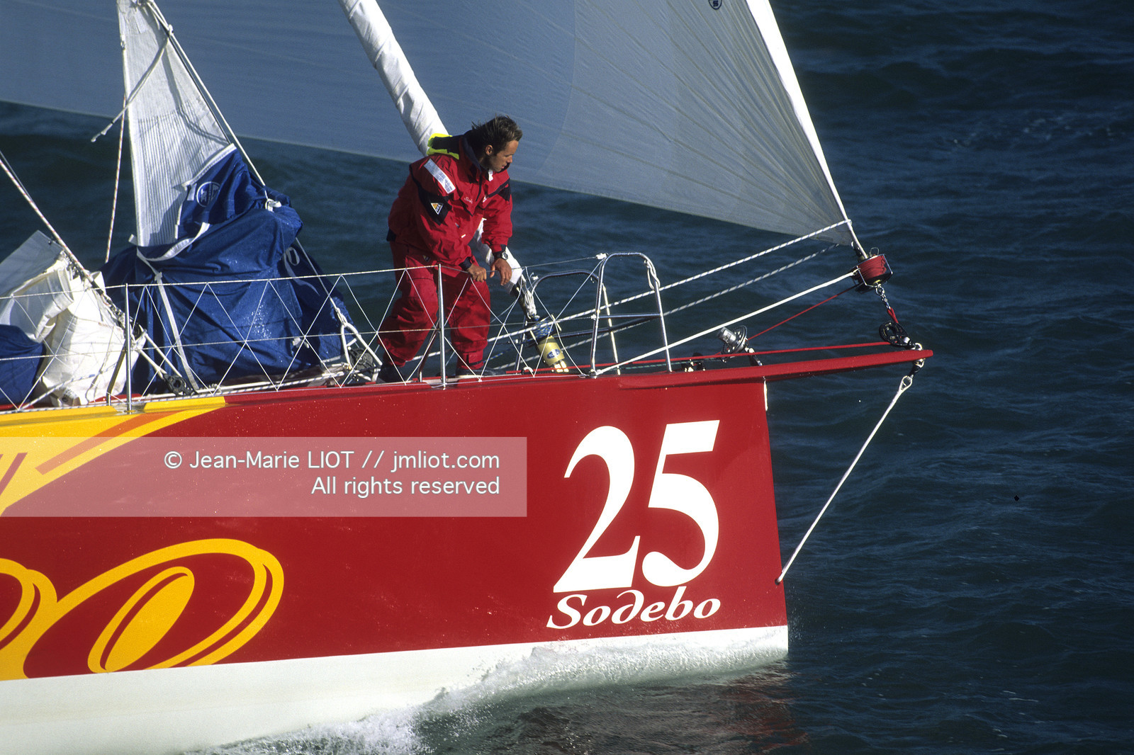 VENDEE GLOBE 2000-2001 - THOMAS COVILLE - SODEBO