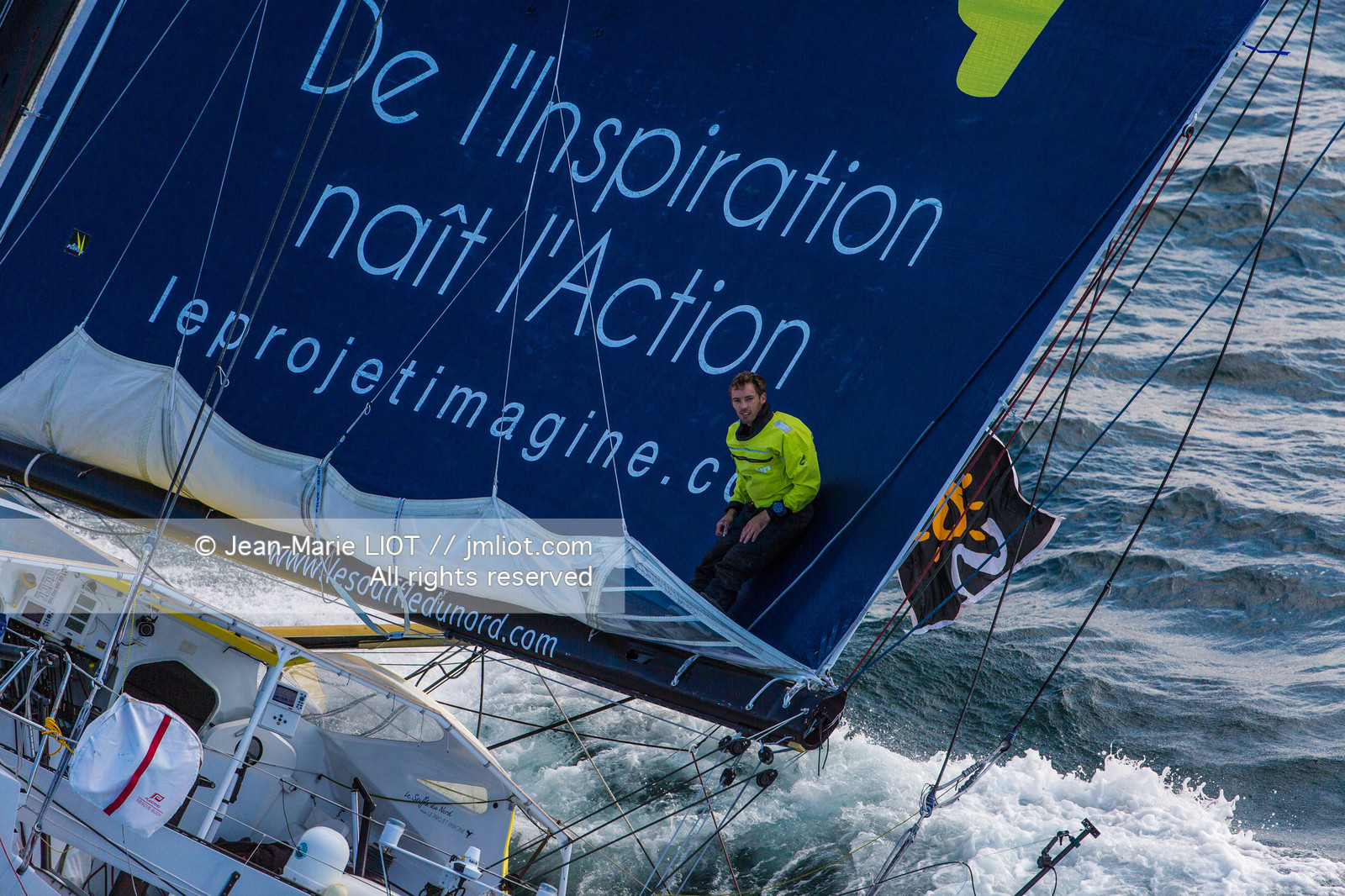 VENDEE GLOBE 2016-2017 -THOMAS RUYANT - LE SOUFFLE DU NORD POUR LE PROJET
