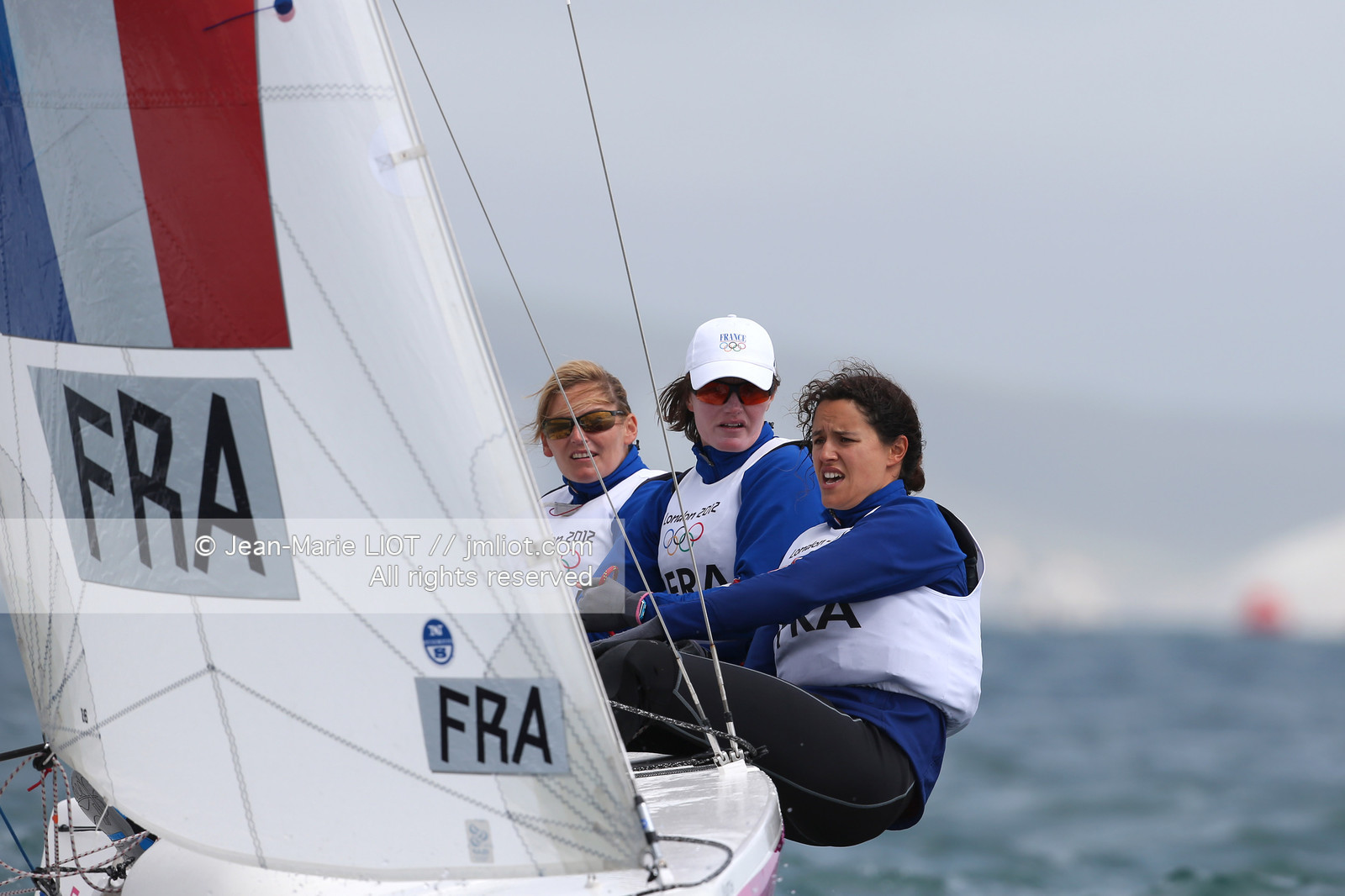LONDON 2012 - SAILING - COURSE ELLIOTT 6M WOMEN.