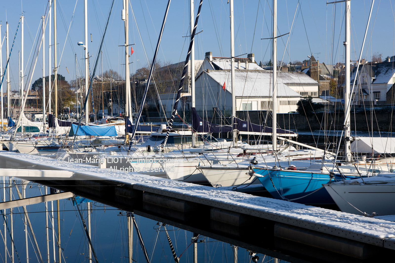 VANNES SOUS LA NEIGE