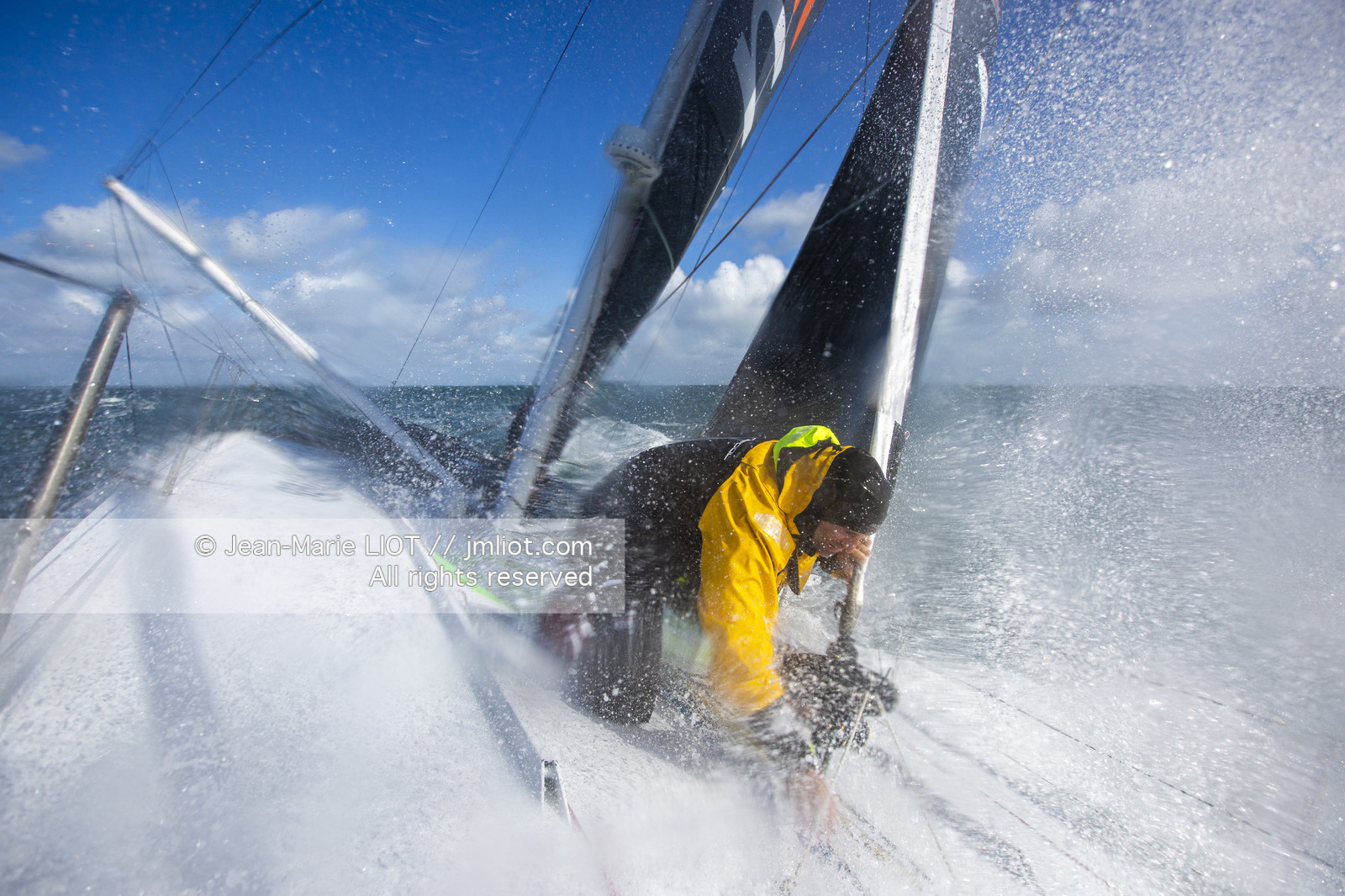 FABRICE AMEDEO ET ERIC PERON - TRANSAT JACQUES VABRE 2019 - A BORD