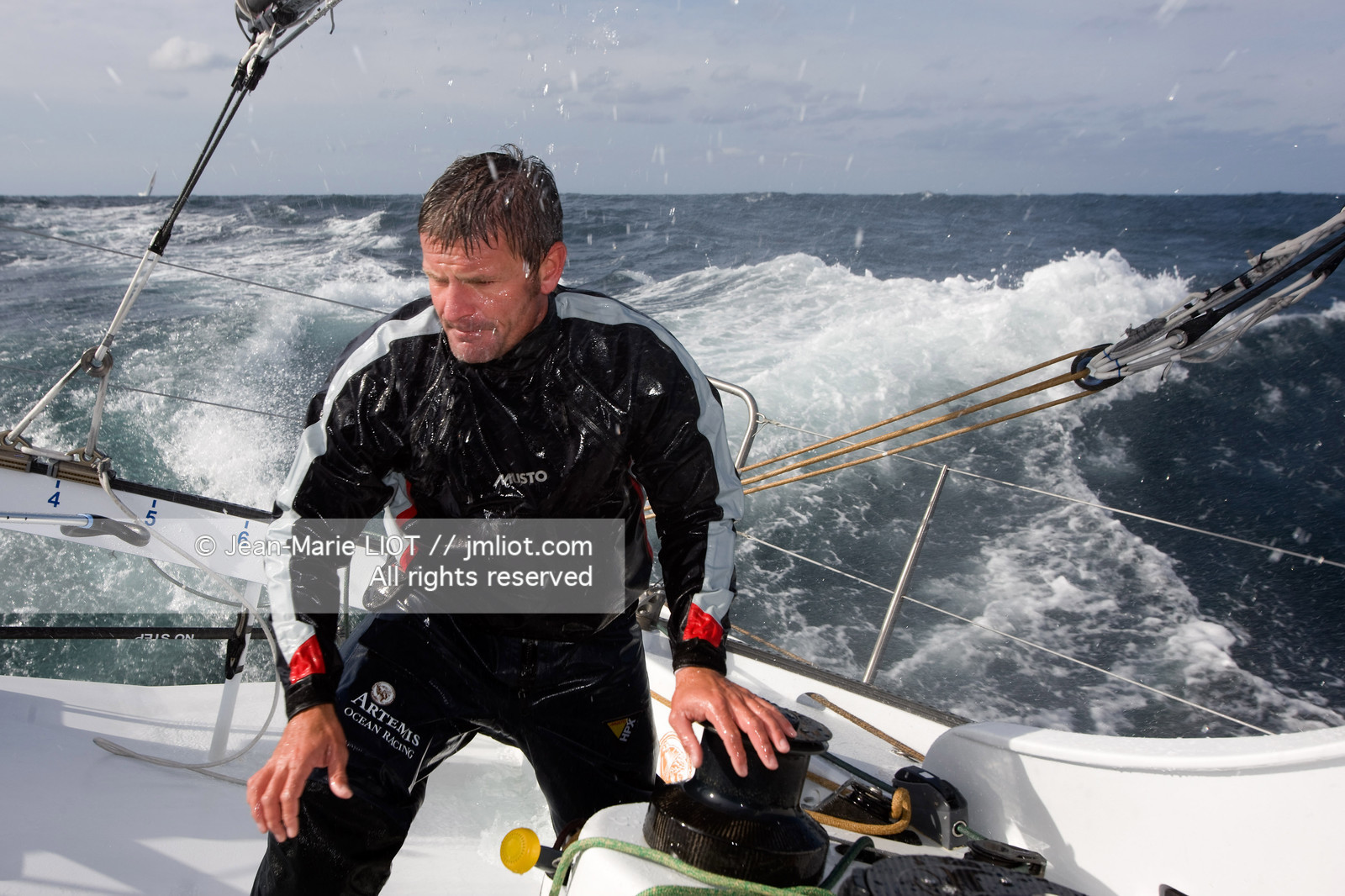 A BORD D'ARTEMIS AVEC SAM DAVIES ET SYDNEY GAVIGNET