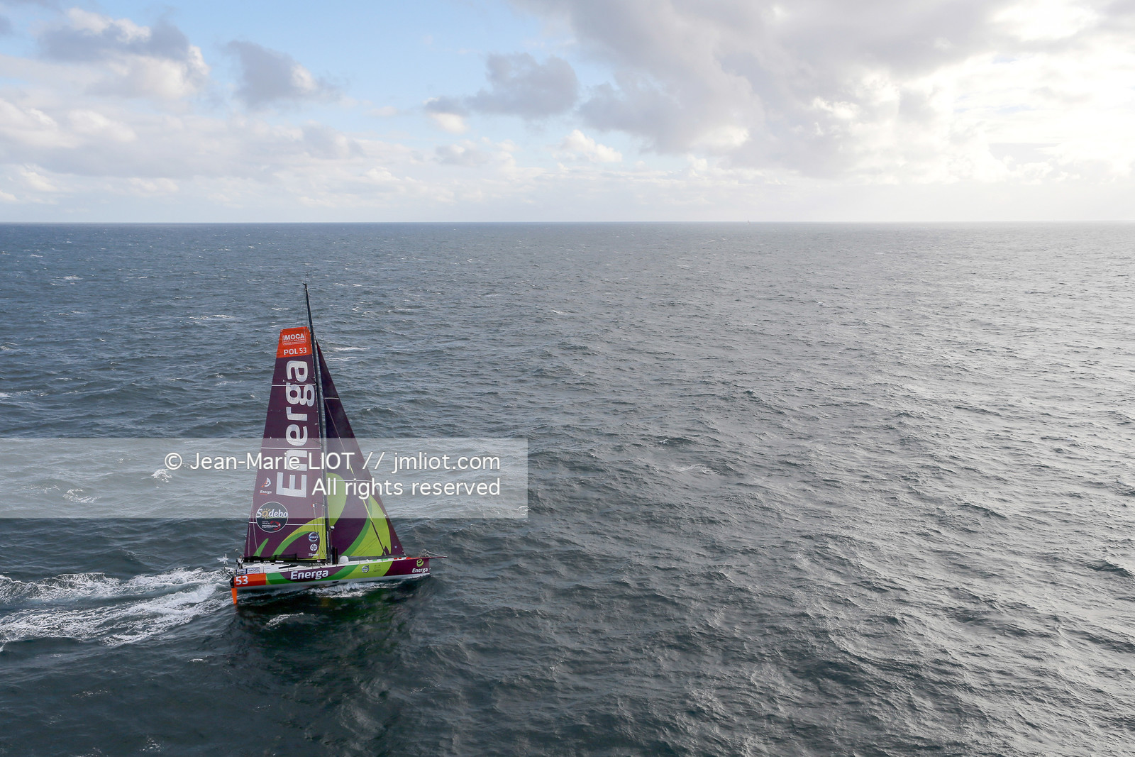 VENDEE GLOBE 2012-2013 - DEPART- JEAN-MARIE LIOT DPPI