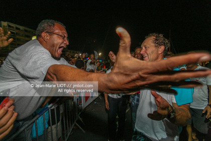 ROUTE DU RHUM 2010 - ARRIVEE DE FRANCIS JOYON