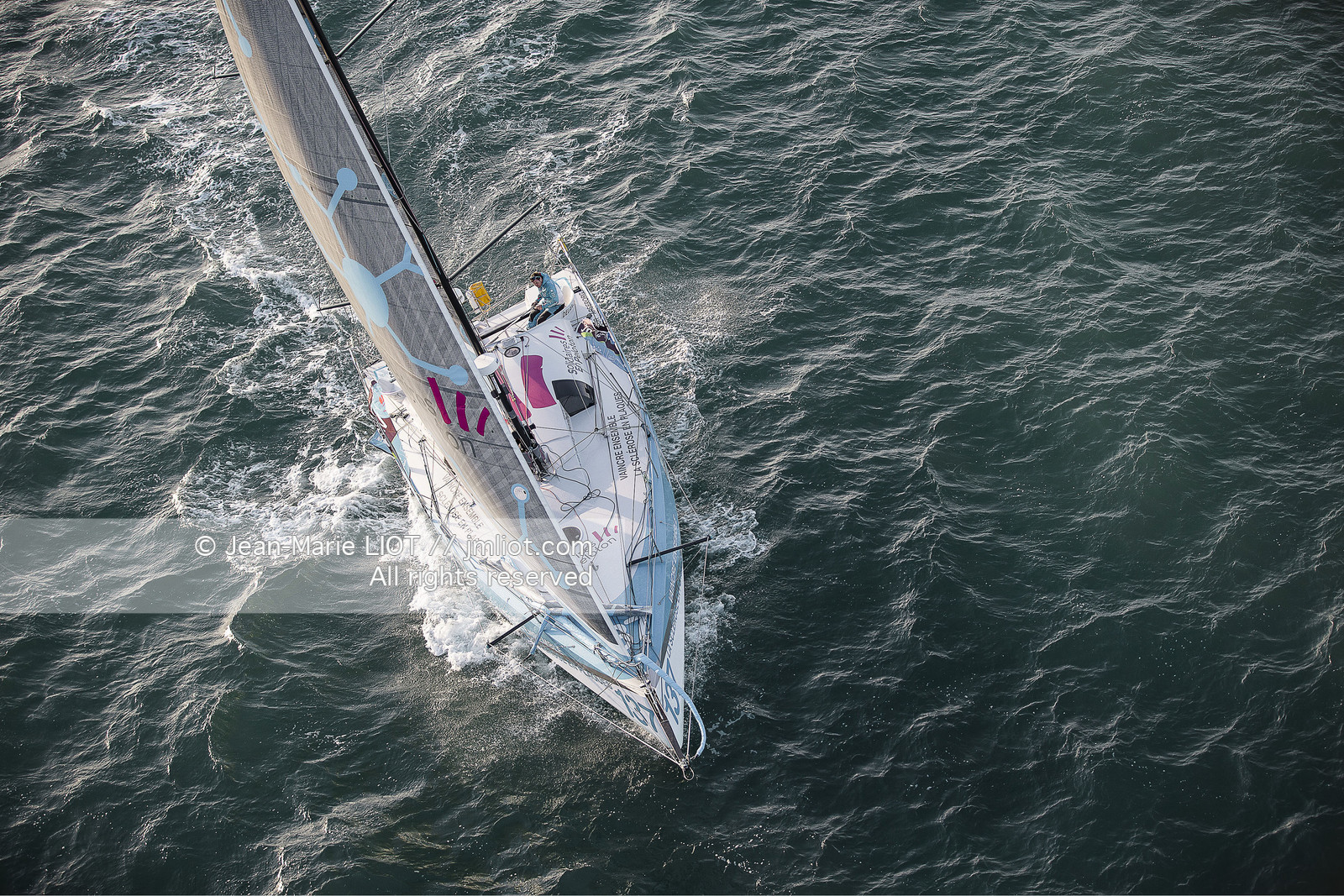 Départ de la Transat Jacques Vabre, le 25 octobre 2015 au Havre.- Photo Jean Marie Liot   DPPI.