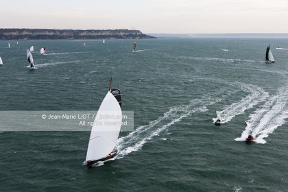 .2011 November, start of transat Jacques Vabre from Le Havre To Guadeloupe. Photo © Jean-Marie Liot