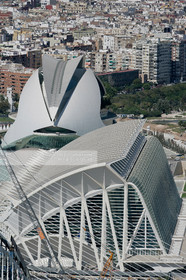 .Aerial view of Valence, Spain..photo© Jean-Marie Liot .