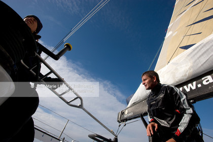 A BORD D'ARTEMIS AVEC SAM DAVIES ET SYDNEY GAVIGNET