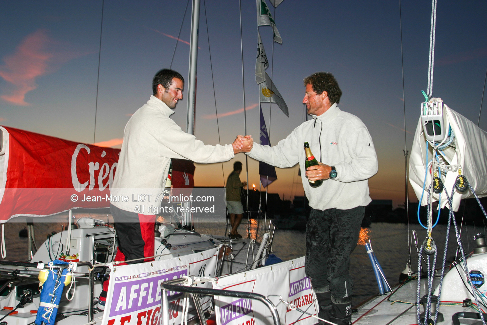 SOLITAIRE DU FIGARO 2003 - ARRIVEE