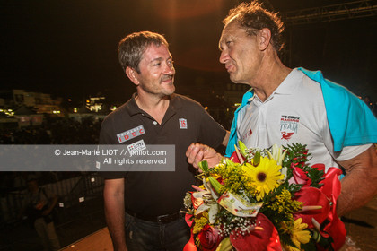ROUTE DU RHUM 2010 - ARRIVEE DE FRANCIS JOYON