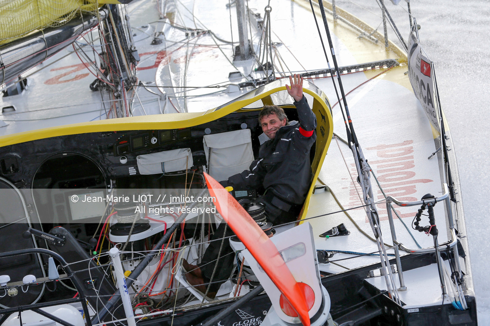 VENDEE GLOBE 2012-2013 - DEPART- JEAN-MARIE LIOT DPPI