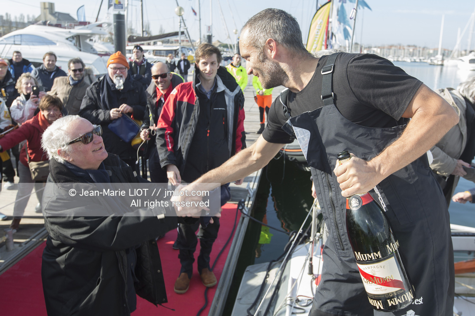 VENDEE GLOBE 2016-2017 - FABRICE AMEDEO - NEWREST-MATMUT - ARRIVEE