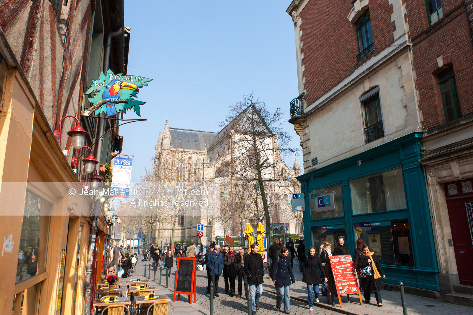 France, Bretagne, ile et vilaine monuments et visite de la ville de rennes. Photo © Jean-Marie Liot.
