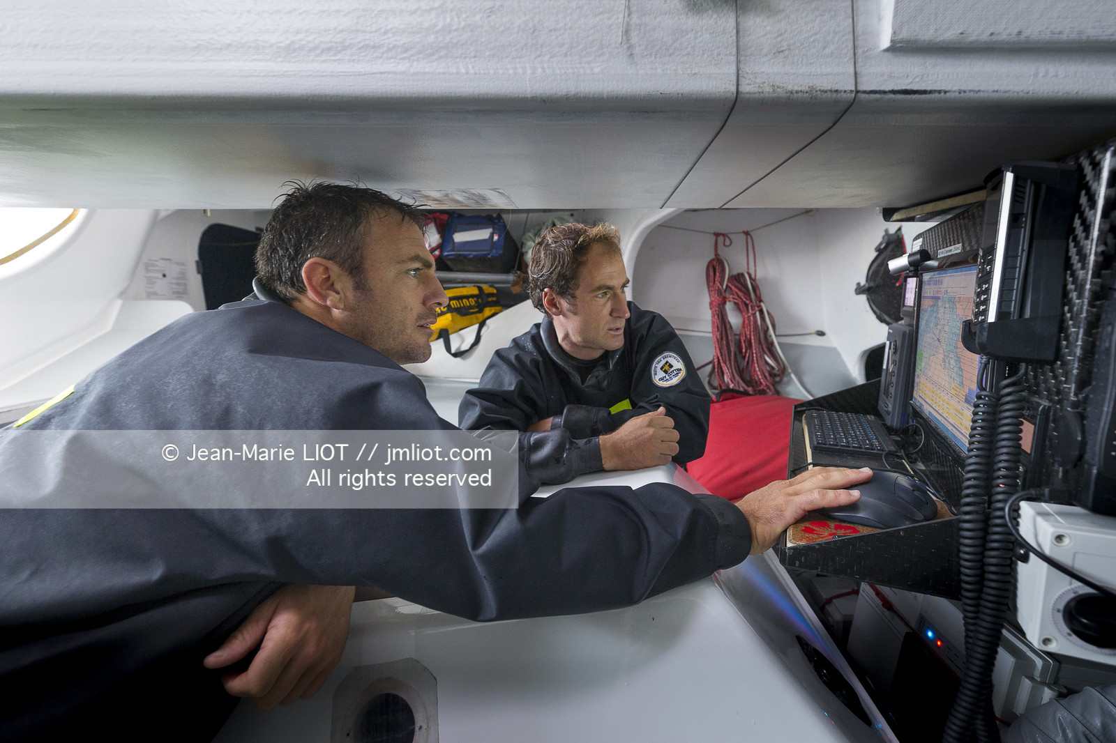 SAILING - TRANSAT JACQUES VABRE 2017 - FENETREA MIX BUFFET - ERWAN LE ROUX - VINCENT RIOU