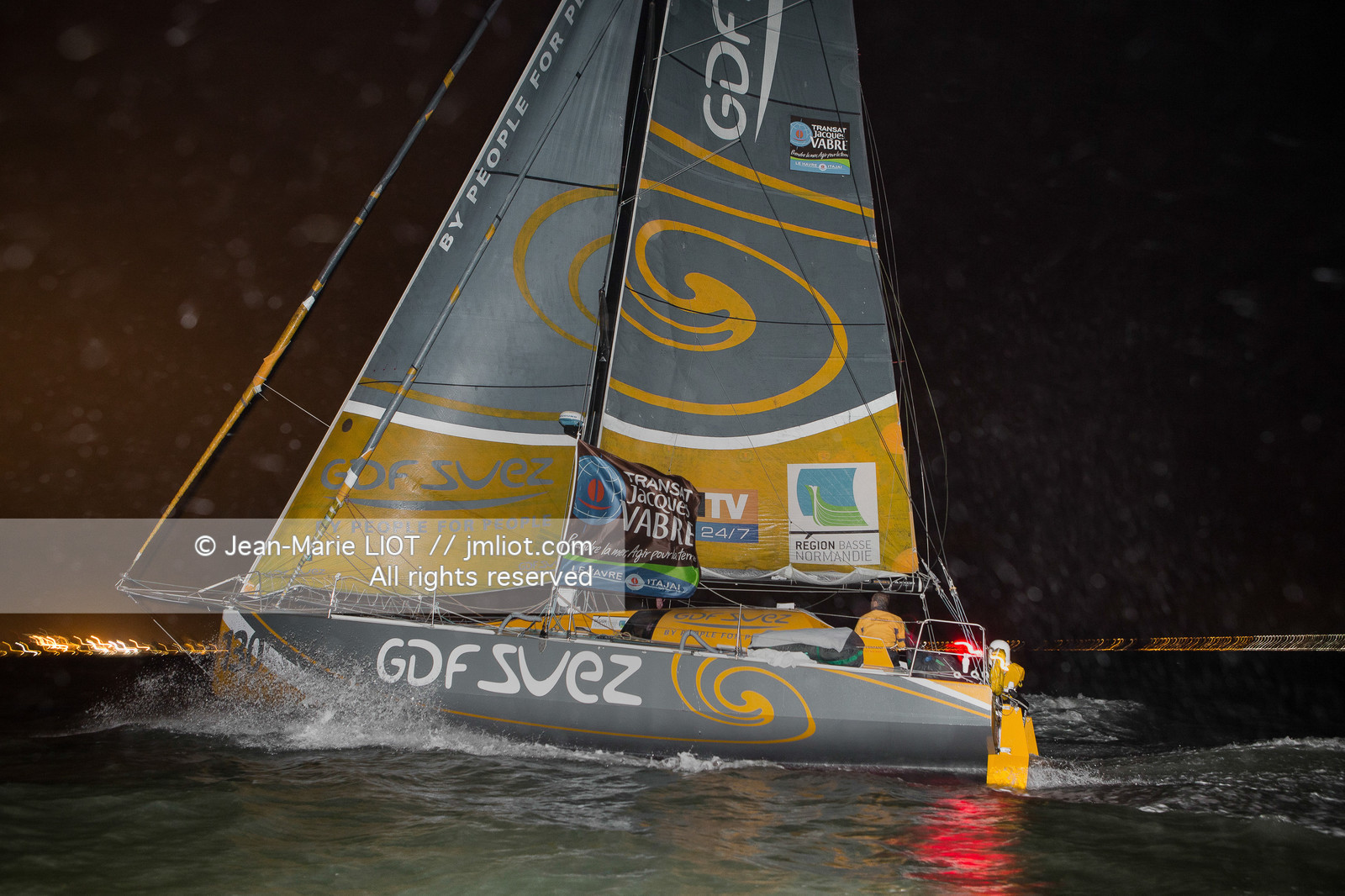 TRANSAT JACQUES VABRE 2013 GDF SUEZ - S.ROGUES ET F.DELAHAYE VAINQUEURS EN CLASS 40