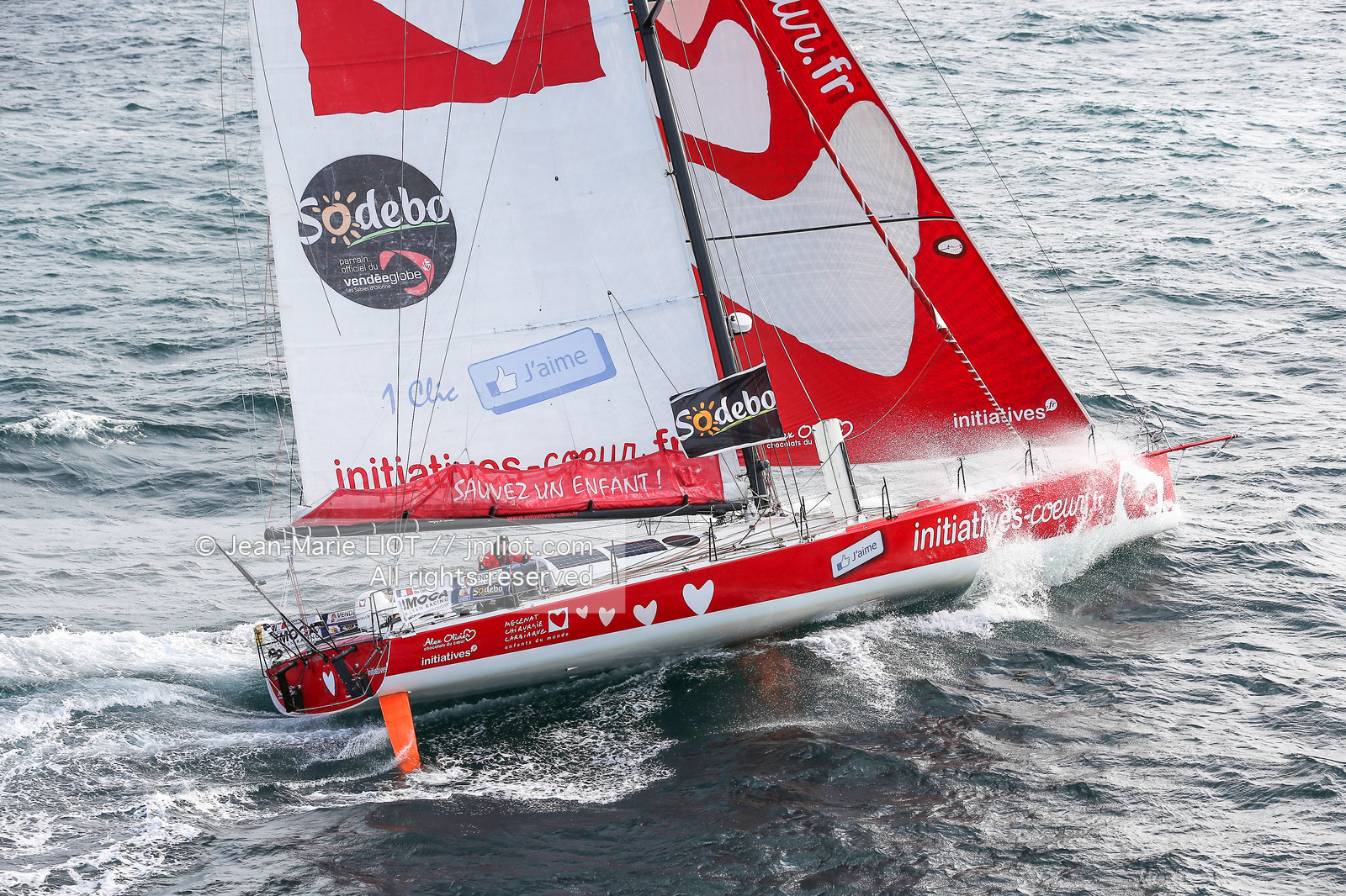 VENDEE GLOBE 2012-2013 - DEPART- JEAN-MARIE LIOT DPPI