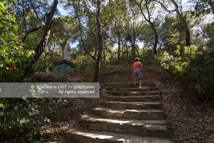 Port-Cros, au large d'Hyères dans le département du Var, petite île de 4 km de long est une réserve de la faune et la flore. Photo © Jean-Marie Liot.
