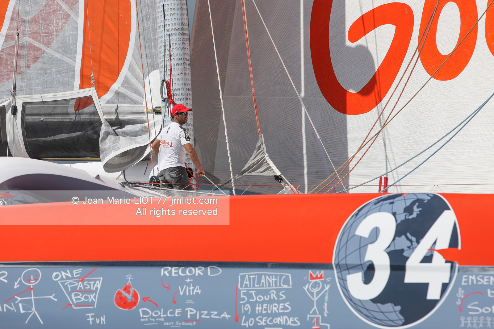 ROUTE DU RHUM 2010 - MAXI TRIMARAN SODEBO - THOMAS COVILLE