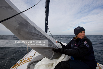 A BORD D'ARTEMIS AVEC SAM DAVIES ET SYDNEY GAVIGNET