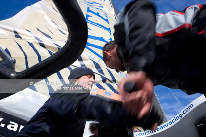 A BORD D'ARTEMIS AVEC SAM DAVIES ET SYDNEY GAVIGNET