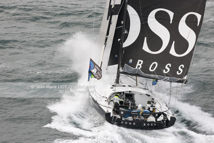 .2011 November, start of transat Jacques Vabre from Le Havre To Guadeloupe. Photo © Jean-Marie Liot