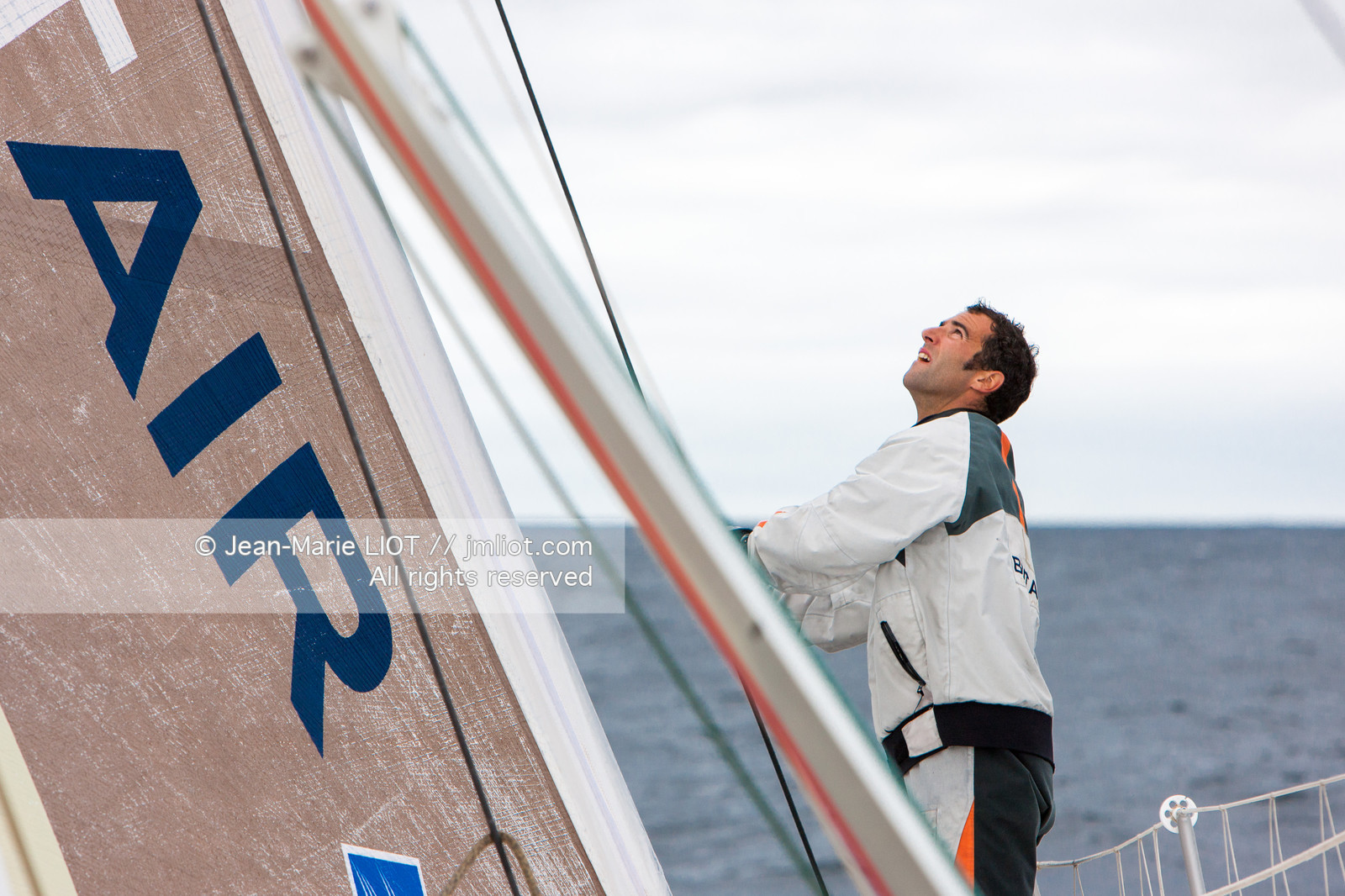 SAILING ARMEL LE CLEACH BRIT AIR IMOCA