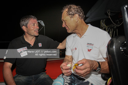 ROUTE DU RHUM 2010 - ARRIVEE DE FRANCIS JOYON