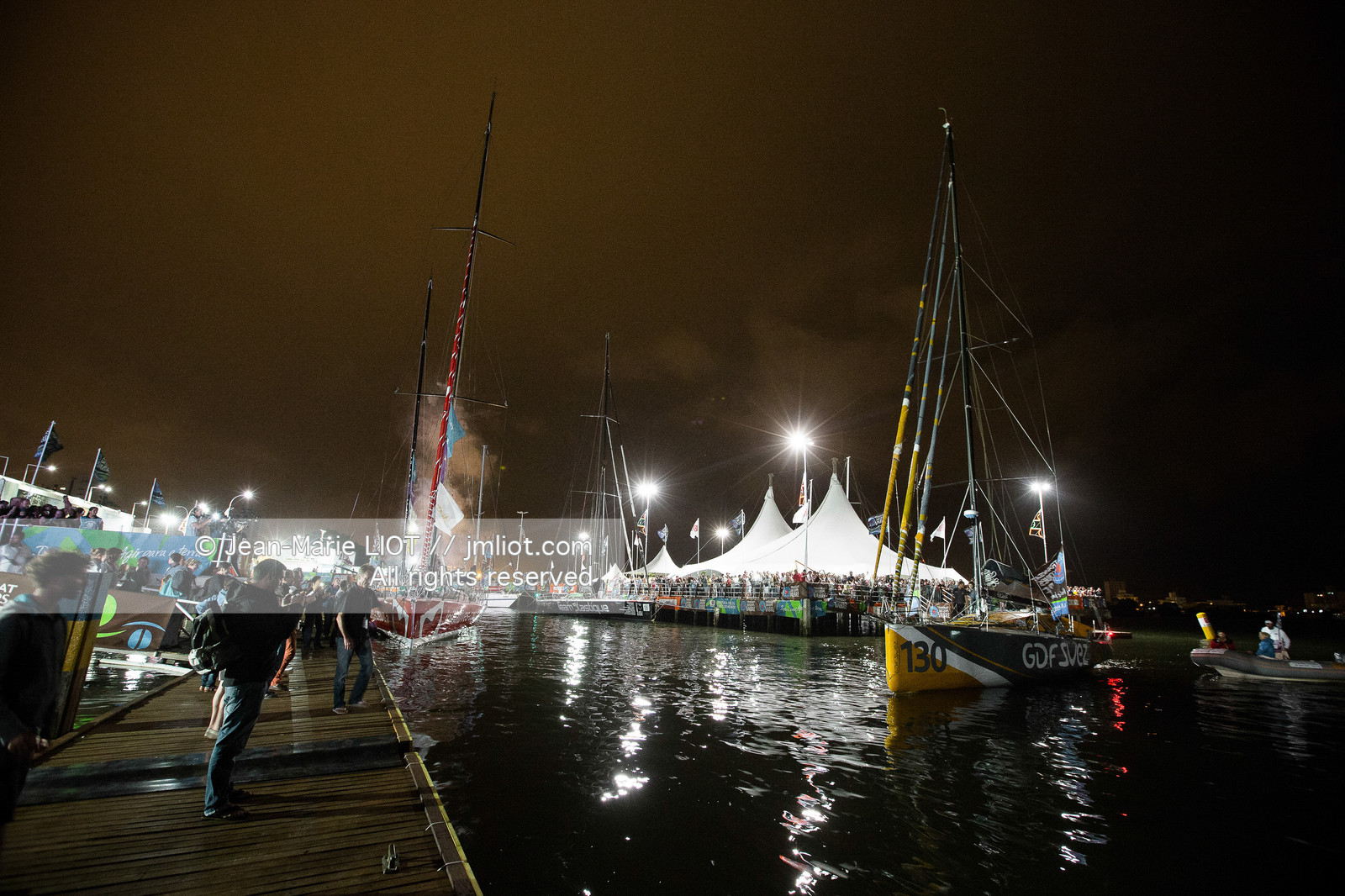 TRANSAT JACQUES VABRE 2013 GDF SUEZ - S.ROGUES ET F.DELAHAYE VAINQUEURS EN CLASS 40